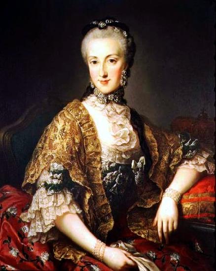 Martin van Meytens Portrait of Archduchess Maria Anna of Austria Sweden oil painting art